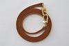 Authentic Louis Vuitton Leather Shoulder Strap Beige 48.4" LV 5503I