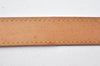 Authentic Louis Vuitton Leather Shoulder Strap Beige 35.8-39.8" LV 5504I