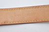 Authentic Louis Vuitton Leather Shoulder Strap Beige 35.8-39.8" LV 5504I