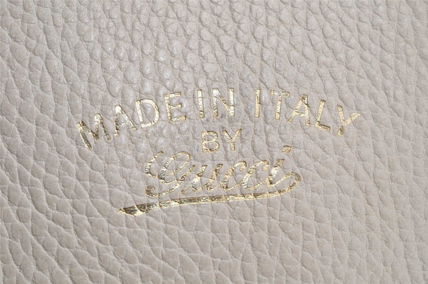 Authentic GUCCI Swing Large Shoulder Tote Bag Leather 354397 White Junk 5504J