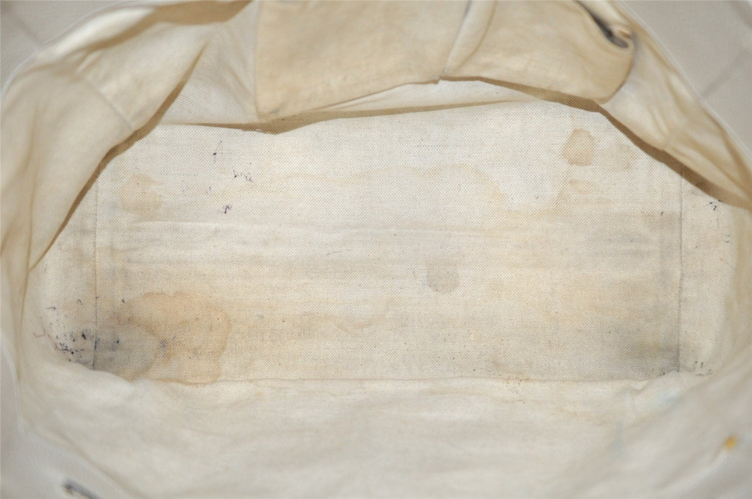 Authentic GUCCI Swing Large Shoulder Tote Bag Leather 354397 White Junk 5504J