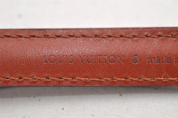 Authentic Louis Vuitton Leather Shoulder Strap Brown 40.2-47" LV 5505I