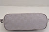 Authentic GUCCI Hand Bag Pouch Purse GG Canvas Leather 07198 Light Purple 5505J