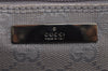 Authentic GUCCI Hand Bag Pouch Purse GG Canvas Leather 07198 Light Purple 5505J