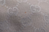 Authentic GUCCI Hand Bag Pouch Purse GG Canvas Leather 07198 Light Purple 5505J