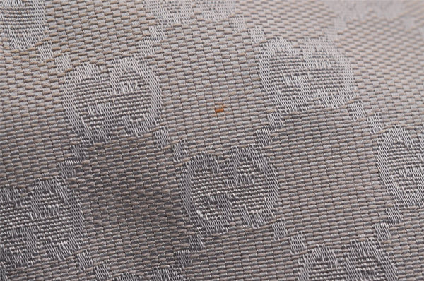 Authentic GUCCI Hand Bag Pouch Purse GG Canvas Leather 07198 Light Purple 5505J