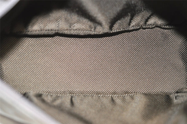 Authentic GUCCI Hand Bag Pouch Purse GG Canvas Leather 07198 Light Purple 5505J