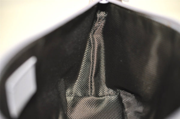 Authentic GUCCI Hand Bag Pouch Purse GG Canvas Leather 07198 Light Purple 5505J