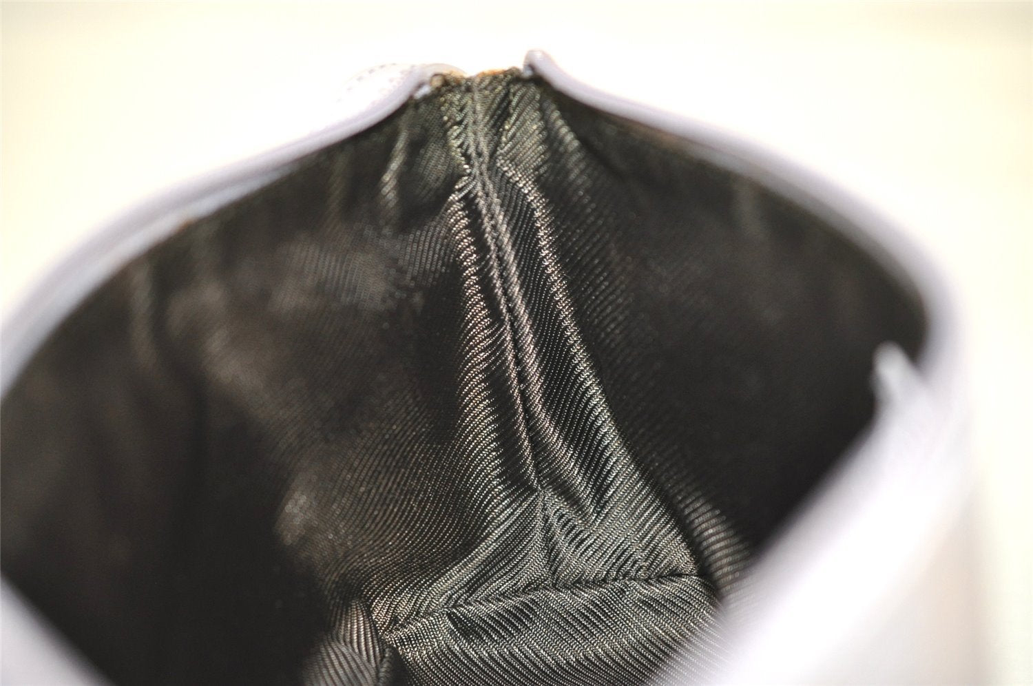 Authentic GUCCI Hand Bag Pouch Purse GG Canvas Leather 07198 Light Purple 5505J