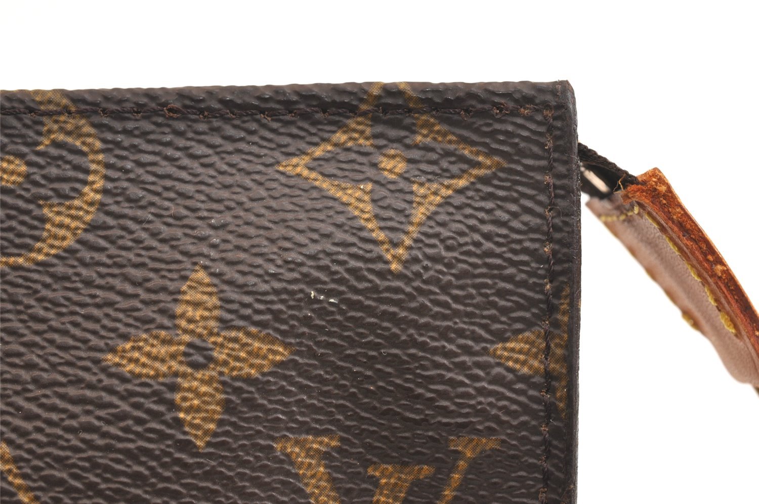 Authentic Louis Vuitton Monogram Pouch For Bucket GM LV 5505K