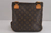 Auth Louis Vuitton Monogram Pochette Bosphore Shoulder Cross Bag M40044 LV 5506J