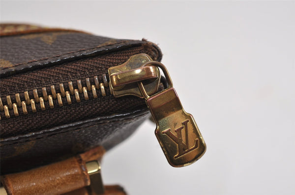 Auth Louis Vuitton Monogram Pochette Bosphore Shoulder Cross Bag M40044 LV 5506J