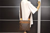 Auth Louis Vuitton Monogram Pochette Bosphore Shoulder Cross Bag M40044 LV 5506J
