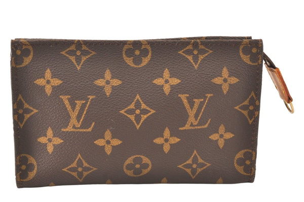 Authentic Louis Vuitton Monogram Pouch For Bucket PM LV 5506K