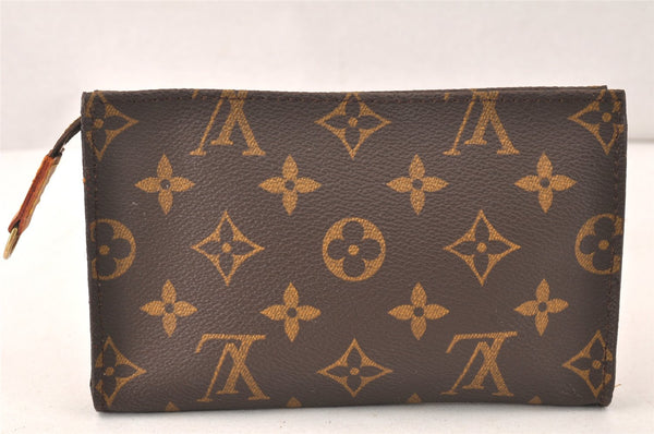 Authentic Louis Vuitton Monogram Pouch For Bucket PM LV 5506K