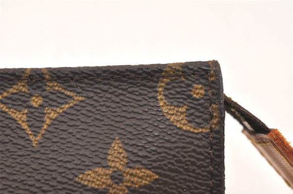 Authentic Louis Vuitton Monogram Pouch For Bucket PM LV 5506K