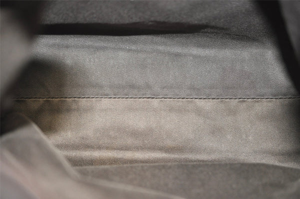 Authentic GUCCI Vintage Shoulder Tote Bag GG Canvas Leather 101341 Brown 5507I