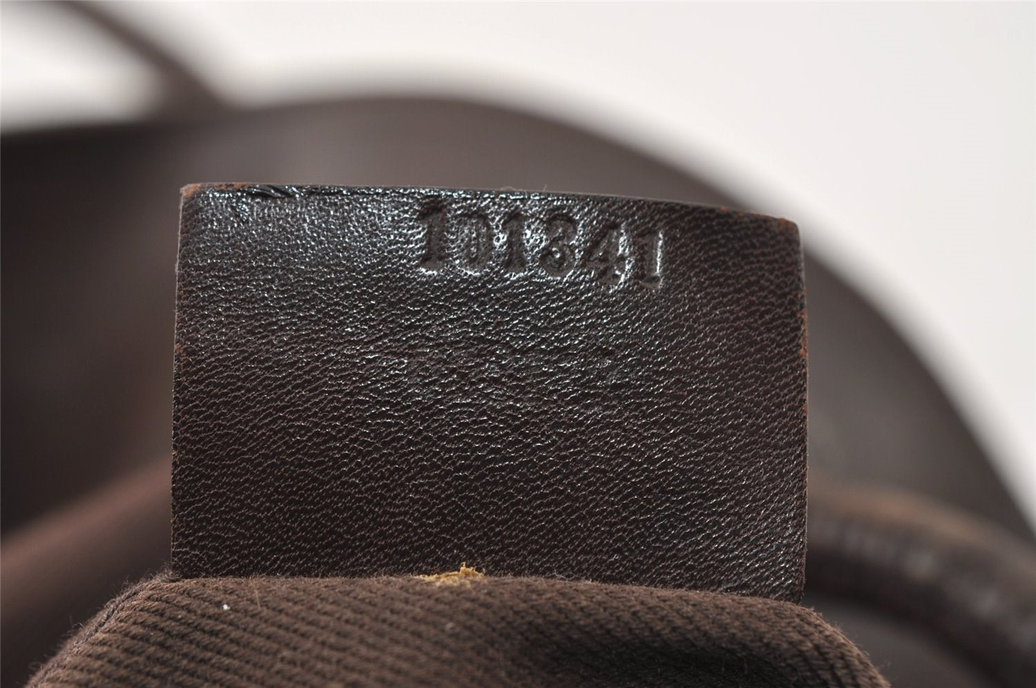 Authentic GUCCI Vintage Shoulder Tote Bag GG Canvas Leather 101341 Brown 5507I