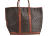 Auth Louis Vuitton Monogram Sac Weekend GM Vintage Tote Hand Bag M42420 LV 5508K