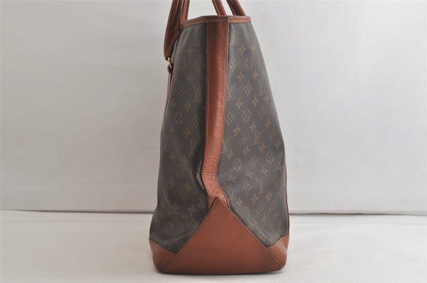 Auth Louis Vuitton Monogram Sac Weekend GM Vintage Tote Hand Bag M42420 LV 5508K