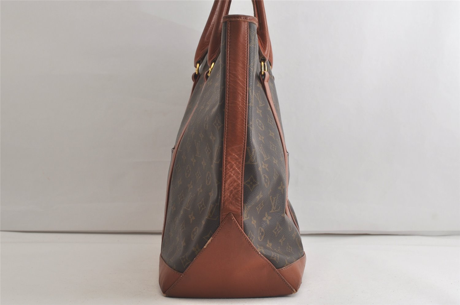 Auth Louis Vuitton Monogram Sac Weekend GM Vintage Tote Hand Bag M42420 LV 5508K