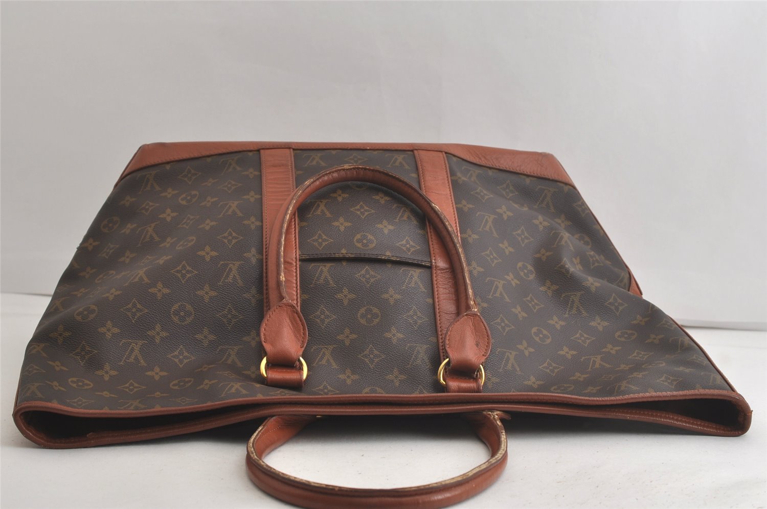 Auth Louis Vuitton Monogram Sac Weekend GM Vintage Tote Hand Bag M42420 LV 5508K