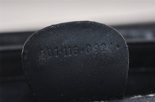 Authentic GUCCI Micro GG PVC Leather Shoulder Cross Body Bag Navy Blue 5509J