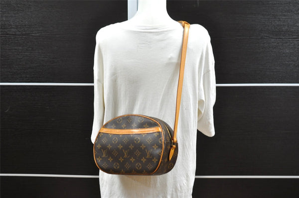 Authentic Louis Vuitton Monogram Blois Shoulder Cross Body Bag M51221 LV 5510I