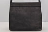 Authentic GUCCI Vintage Shoulder Hand Bag Purse Suede Leather Gray 5510J
