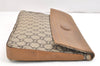 Authentic GUCCI GG Plus Clutch Hand Bag Purse PVC Leather Brown Junk 5510K