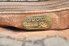 Authentic GUCCI GG Plus Clutch Hand Bag Purse PVC Leather Brown Junk 5510K