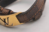 Authentic Louis Vuitton Damier Bracelet Sign It Bracelet M6623E LV 5511J