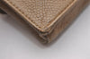 Authentic CHANEL Caviar Skin Cigarette Case Pouch CoCo Mark Beige 5512J