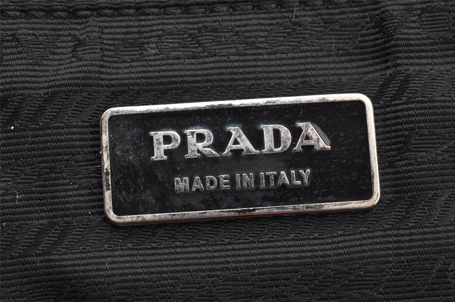 Authentic PRADA Nylon Tessuto Leather Shoulder Boston Hand Bag Black 5513I