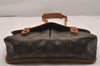 Authentic Louis Vuitton Monogram Gibeciere MM Shoulder Cross Bag M42247 LV 5515J