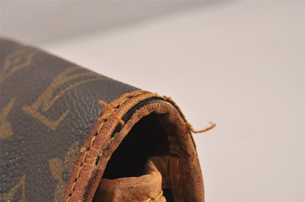 Authentic Louis Vuitton Monogram Gibeciere MM Shoulder Cross Bag M42247 LV 5515J