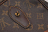 Authentic Louis Vuitton Monogram Gibeciere MM Shoulder Cross Bag M42247 LV 5515J