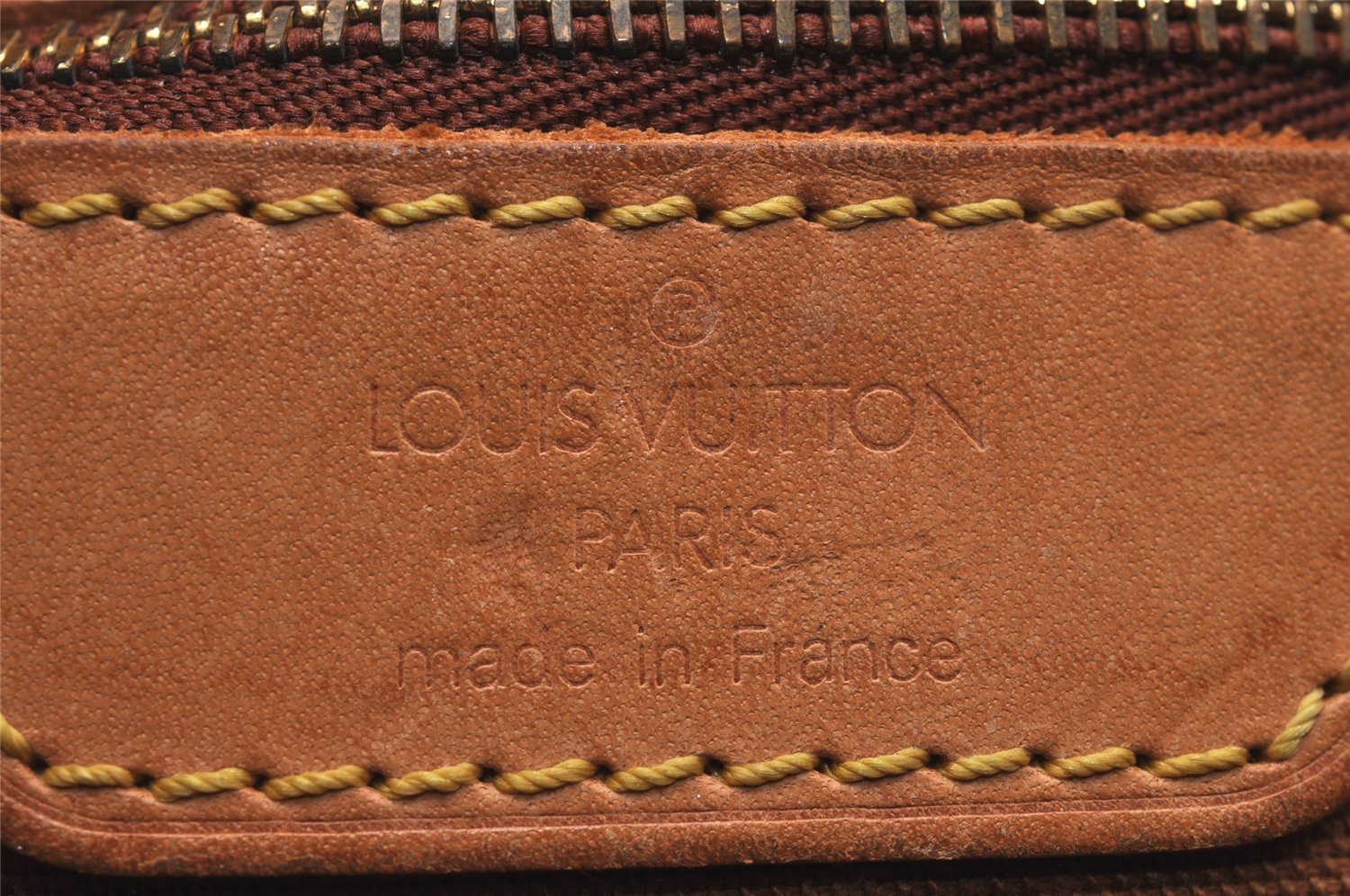 Authentic Louis Vuitton Monogram Gibeciere MM Shoulder Cross Bag M42247 LV 5515J