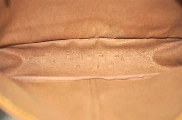 Authentic Louis Vuitton Monogram Gibeciere MM Shoulder Cross Bag M42247 LV 5515J