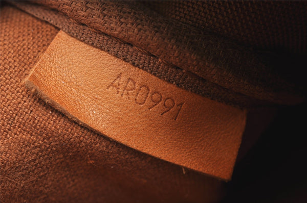 Authentic Louis Vuitton Monogram Gibeciere MM Shoulder Cross Bag M42247 LV 5515J