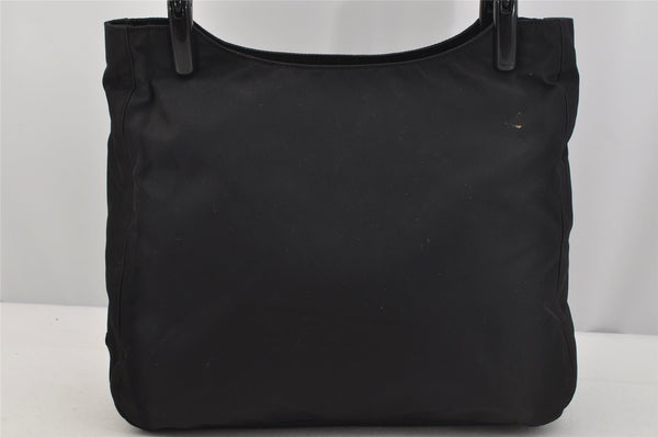 Authentic PRADA Vintage Nylon Tessuto Plastic Shoulder Hand Bag Black 5516J