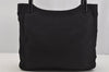 Authentic PRADA Vintage Nylon Tessuto Plastic Shoulder Hand Bag Black 5516J