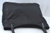 Authentic PRADA Vintage Nylon Tessuto Plastic Shoulder Hand Bag Black 5516J