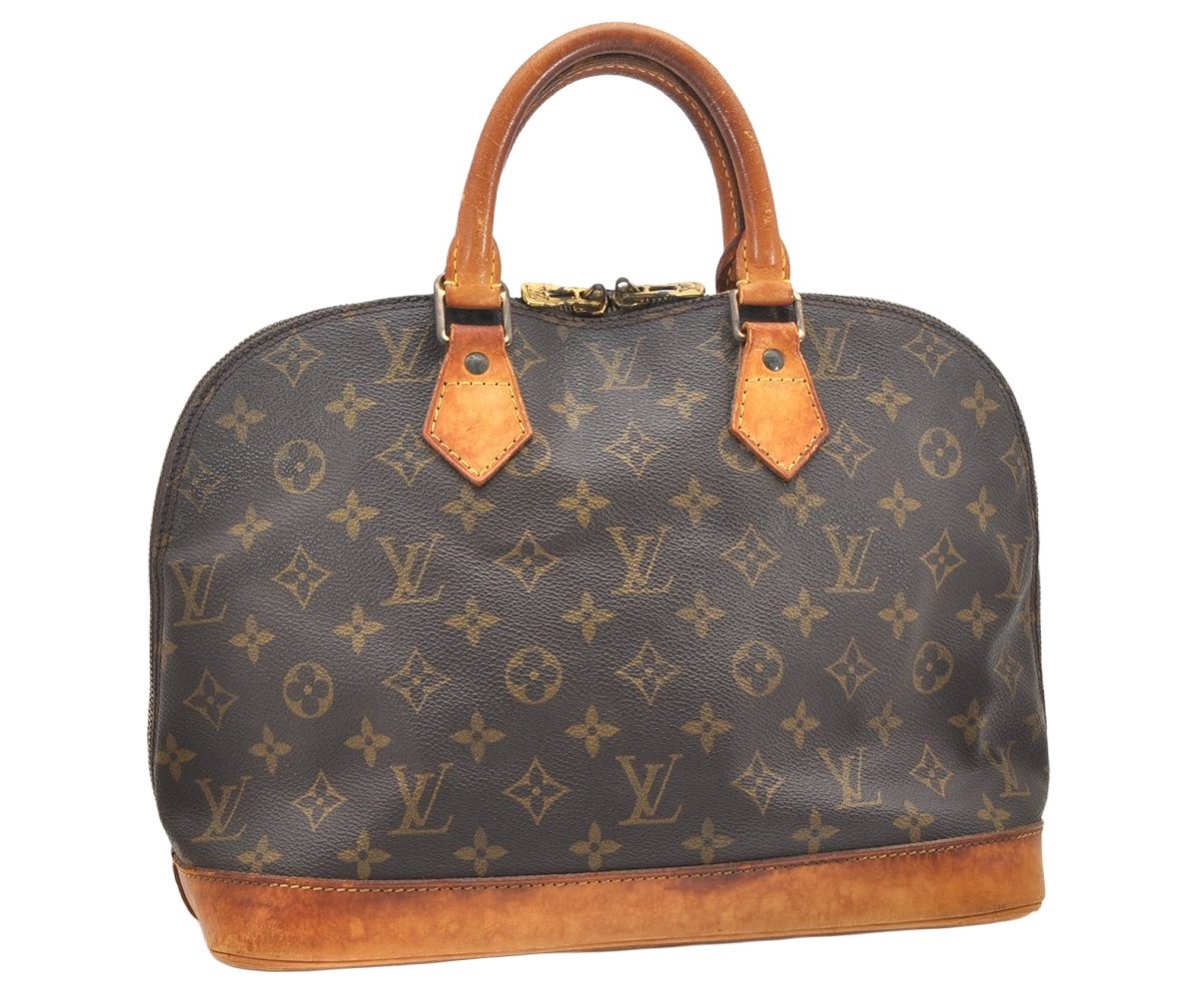 Authentic Louis Vuitton Monogram Alma Hand Bag Purse M51130 LV 5517K