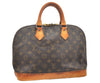 Authentic Louis Vuitton Monogram Alma Hand Bag Purse M51130 LV 5517K