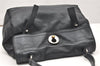 Authentic YVES SAINT LAURENT Muse Two Shoulder Hand Bag Leather Black 5518K