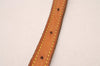 Authentic Louis Vuitton Leather Shoulder Strap Beige 40.6-47.6" LV 5519J