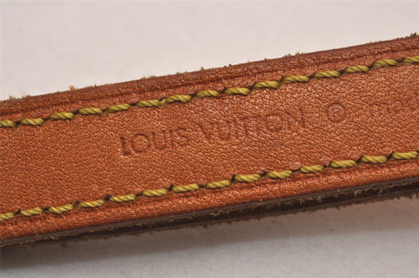 Authentic Louis Vuitton Leather Shoulder Strap Beige 40.6-47.6" LV 5519J