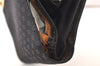 Authentic GUCCI Vintage Micro GG Satin Clutch Hand Bag Purse Black Junk 5519K