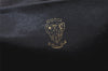 Authentic GUCCI Vintage Micro GG Satin Clutch Hand Bag Purse Black Junk 5519K